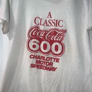 Coca Cola 600 Charlotte motor speedway vintage t shirt